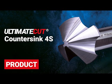 ULTIMATECUT countersink 4S works with four instead of three cutting edges