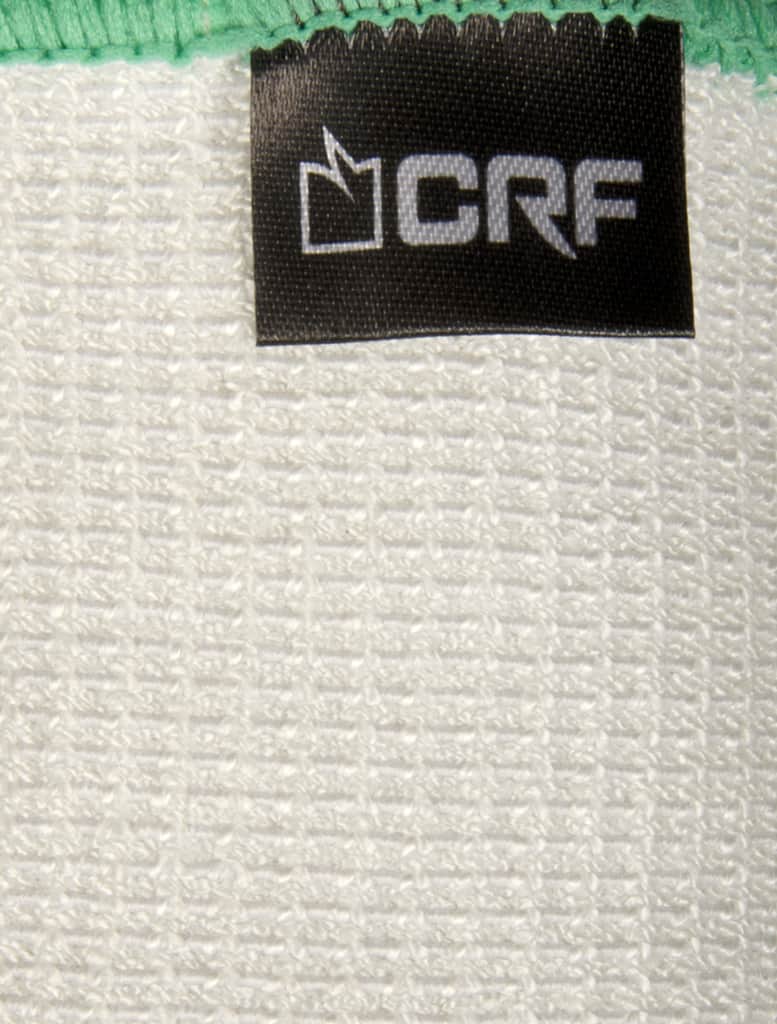 Tegera 430 handflatedoppad skärskyddshandskar detalj CRF varumärke